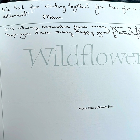 USPS Wildflowers A Collection Of U.S. Commemorative Stamps Hardcover Book - Picture 16 of 16